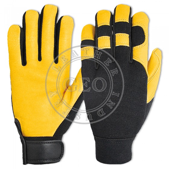 Pakistan Manufacturer Industrial Safety Mechanical Gloves
